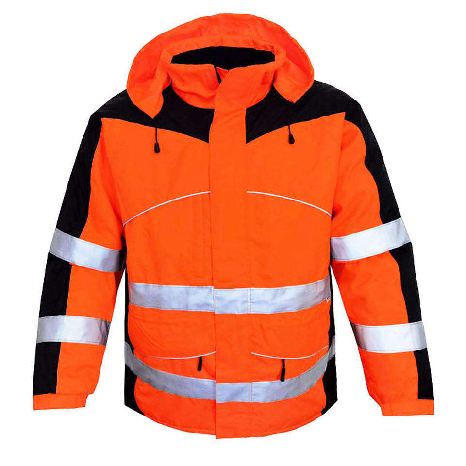 National Apparels Construction Reflective Clothes Safety Reflective Jacket High Visibility Workwear Safety Workers Bomber Waterproof Jacket